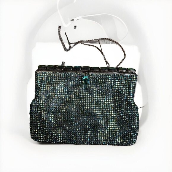 Austrian Crystal evening Bag Neiman Marcus & Coin Purse Rare HTF - Picture 2 of 8